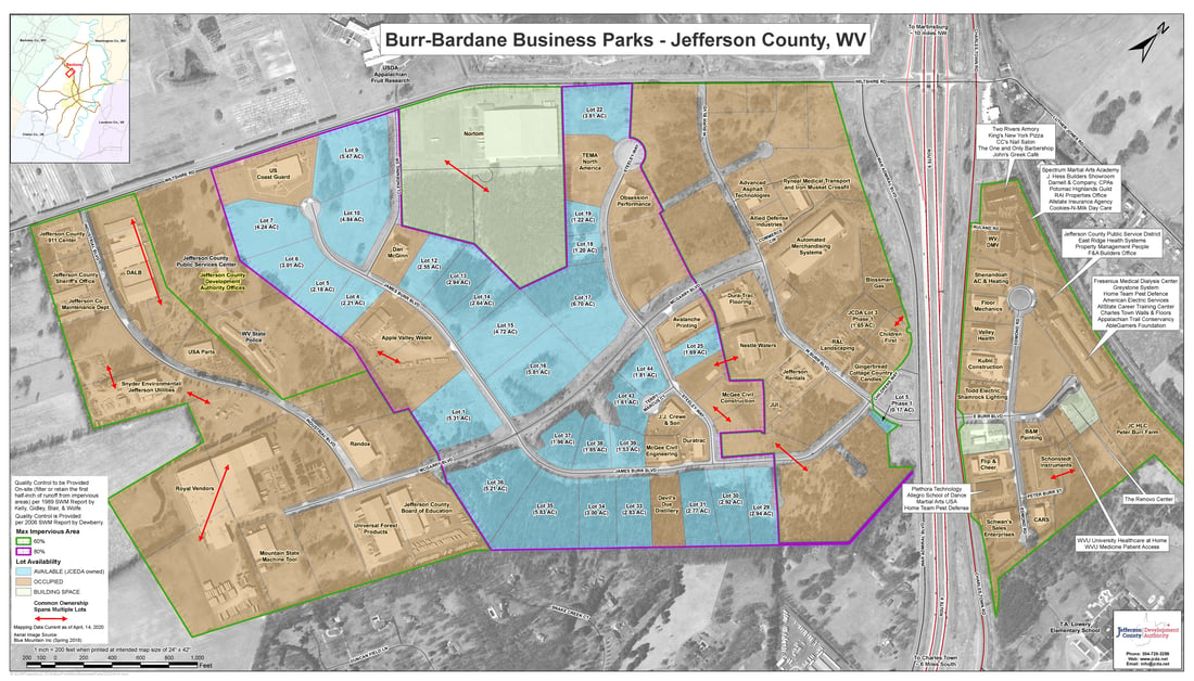 Burr-Bardane Business Park Map 04 2020